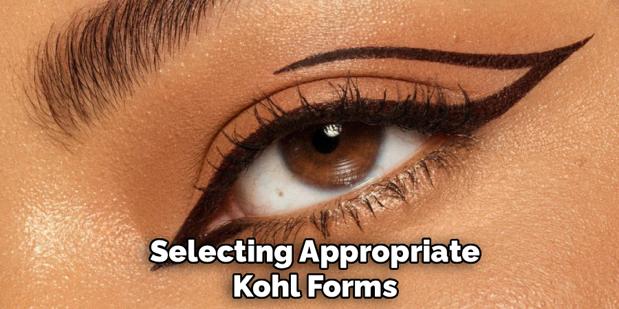 Selecting Appropriate
Kohl Forms