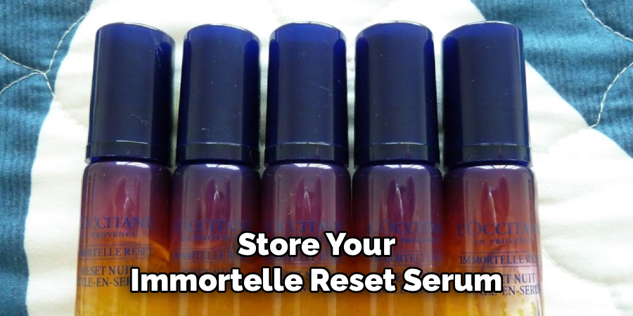 Store Your Immortelle Reset Serum