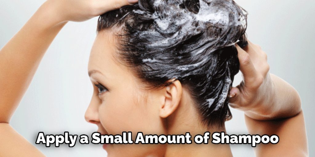 Apply a Small Amount of Shampoo