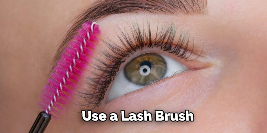 Use a Lash Brush