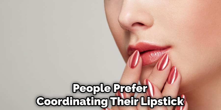 People Prefer Coordinating Their Lipstick