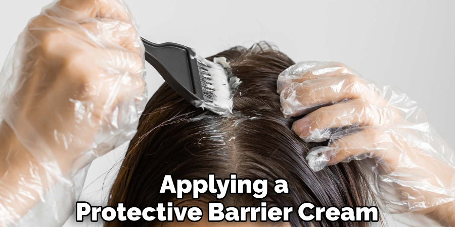 Applying a Protective Barrier Cream