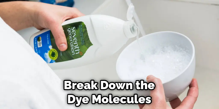 Break Down the Dye Molecules