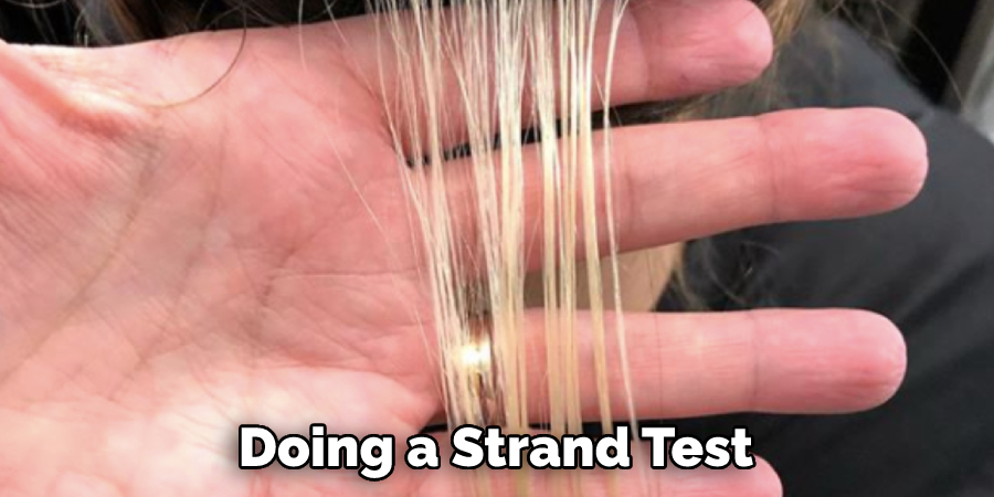 Doing a Strand Test