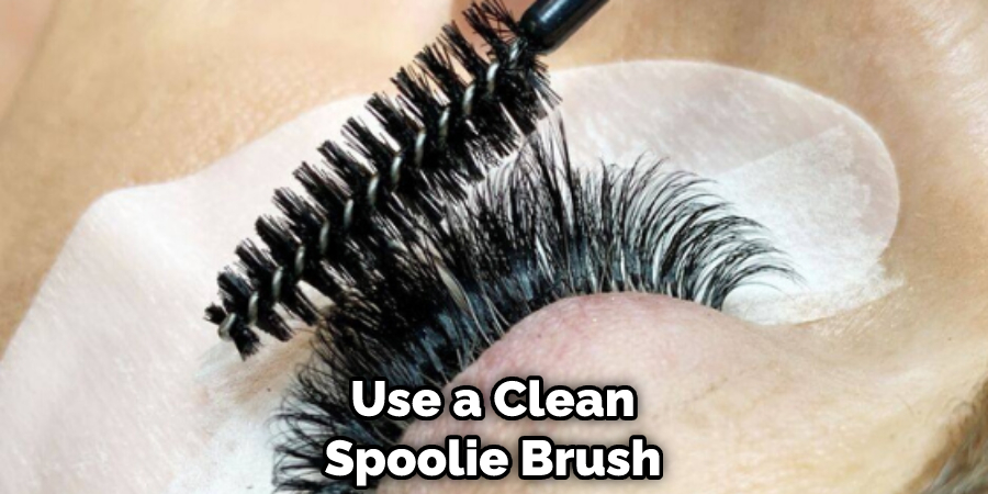 Use a Clean Spoolie Brush