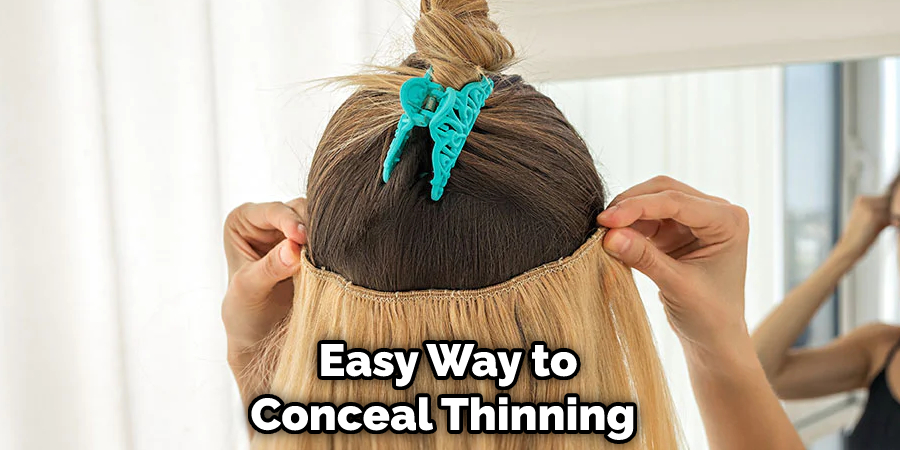 Easy Way to Conceal Thinning 