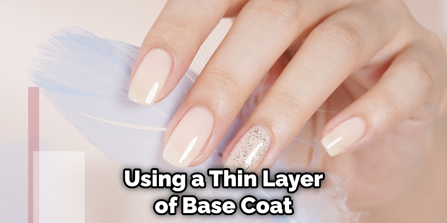 Using a Thin Layer of Base Coat