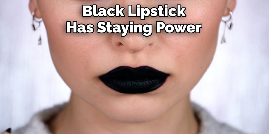 Black Lipstick Has Staying Power