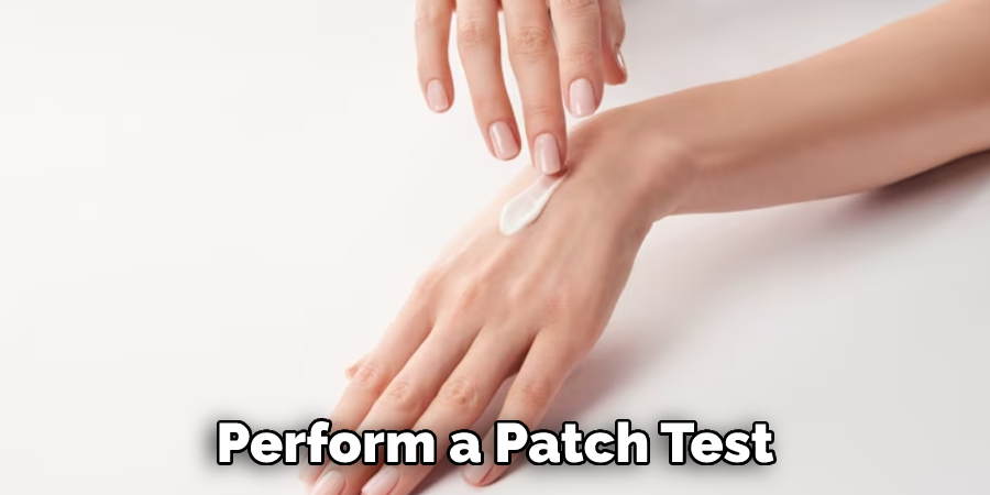 Perform a Patch Test