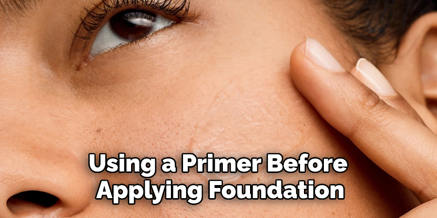 Using a Primer Before Applying Foundation