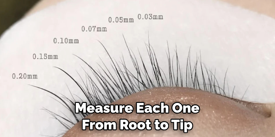 Measure Each One From Root to Tip