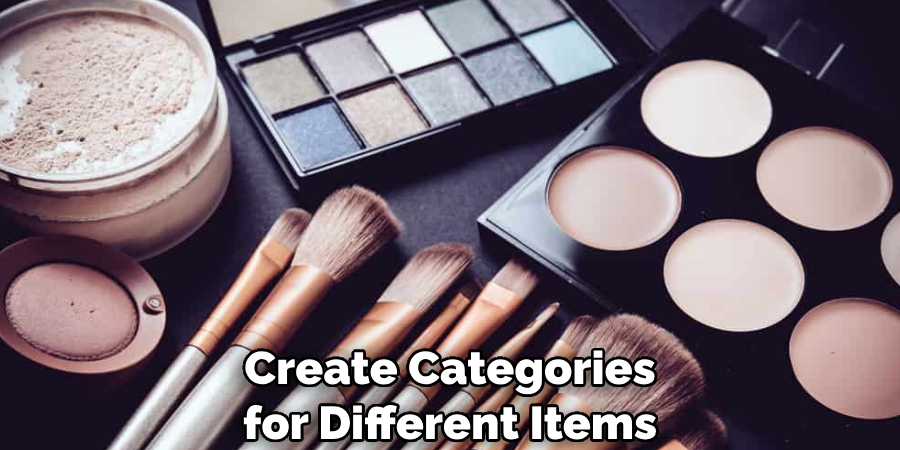 Create Categories for Different Items