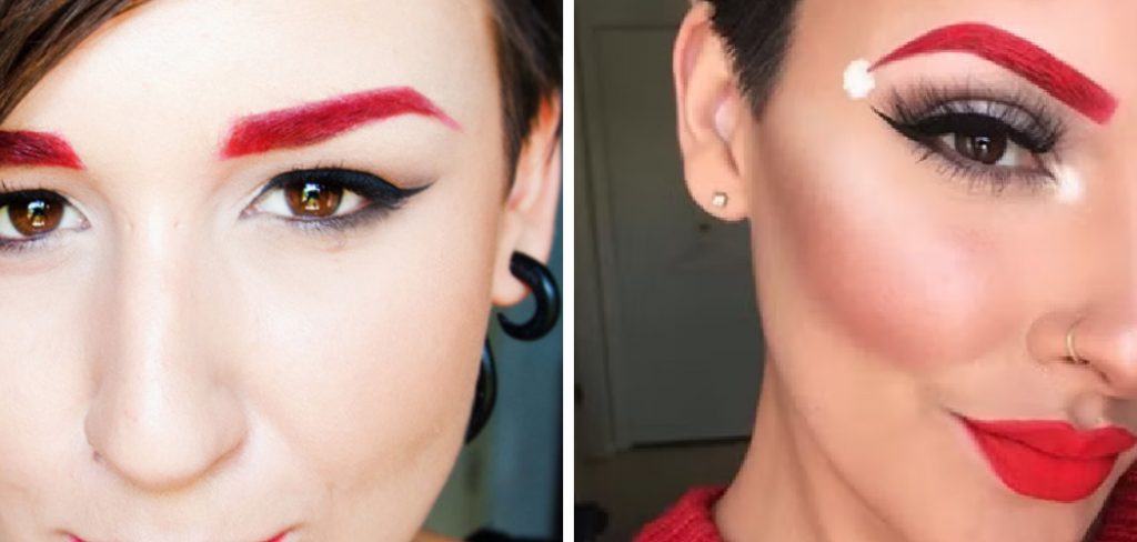 How to Dye Eyebrows Red