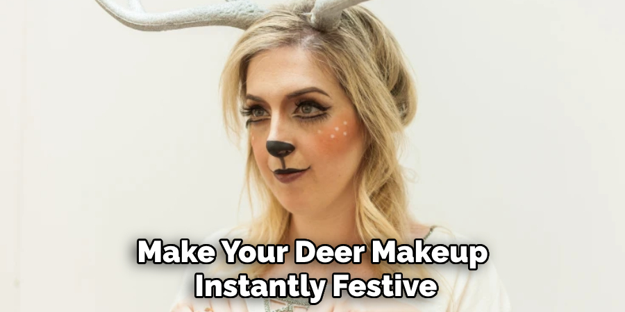 Make Your Deer Makeup Instantly Festive