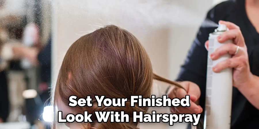 Set Your Finished Look With Hairspray