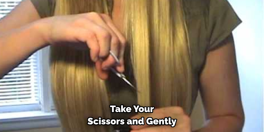 Take Your Scissors and Gently