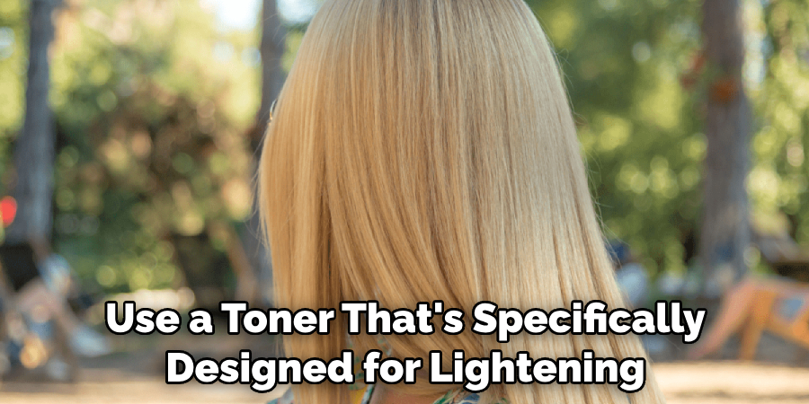 Use a Toner That's Specifically Designed for Lightening