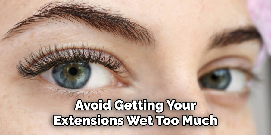 Avoid Getting Your Extensions Wet Too Much