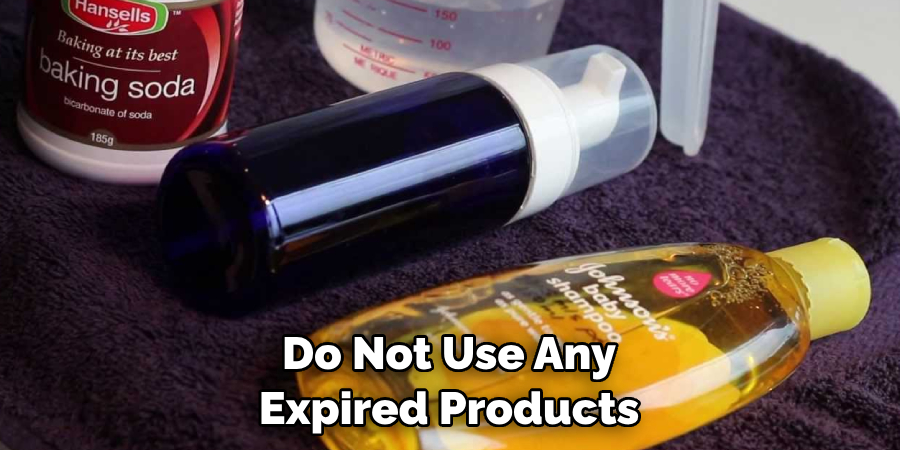 Do Not Use Any Expired Products