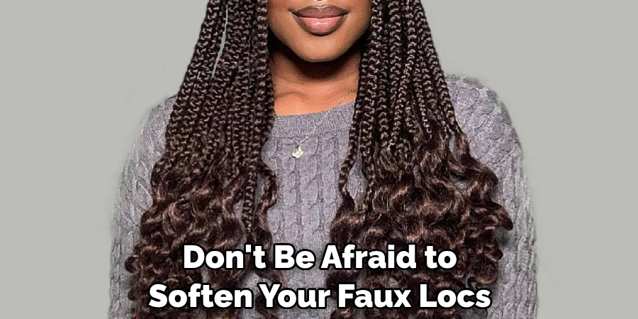 Don't Be Afraid to Soften Your Faux Locs