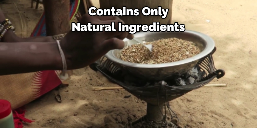 contains only natural ingredients