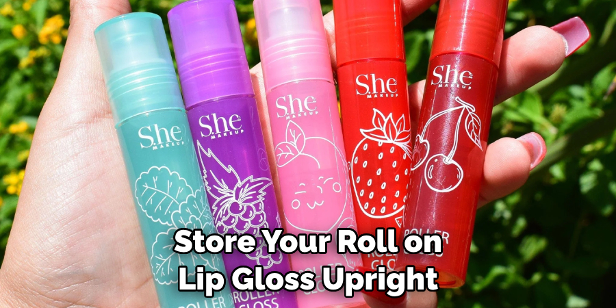 Store Your Roll on Lip Gloss Upright