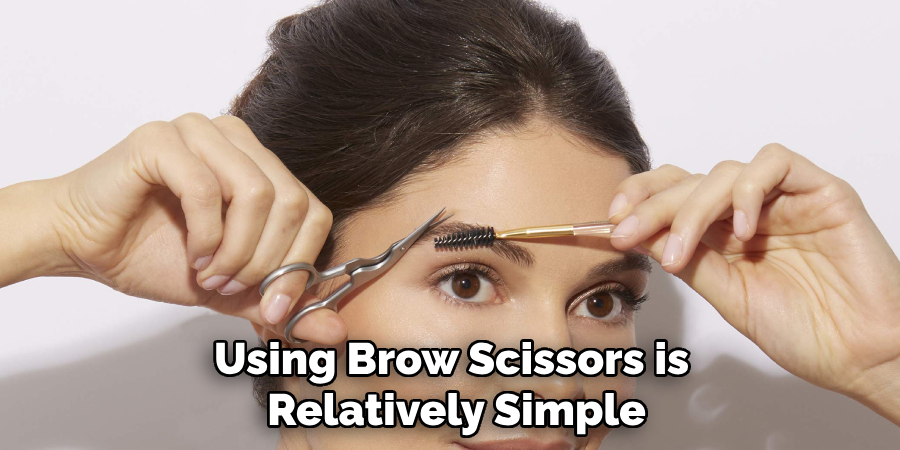 Using Brow Scissors is Relatively Simple