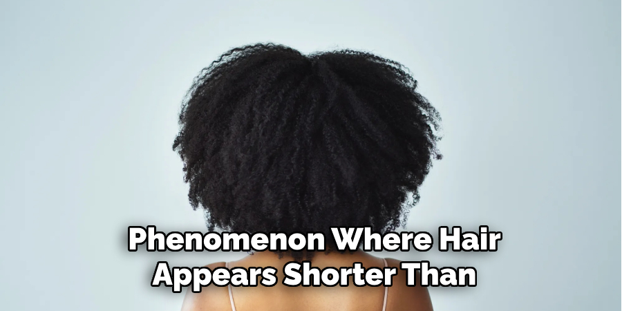 Phenomenon Where Hair Appears Shorter Than