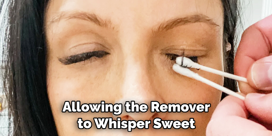 Allowing the Remover to Whisper Sweet