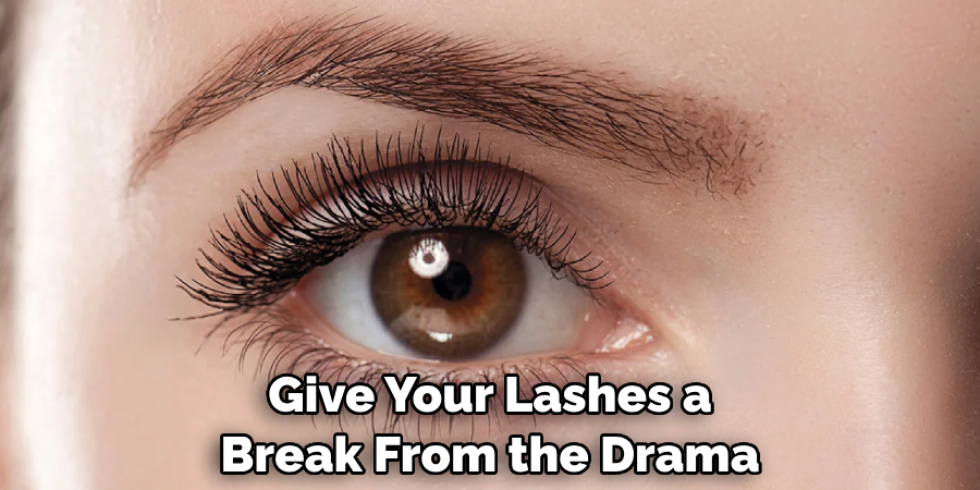 Give Your Lashes a Break From the Drama