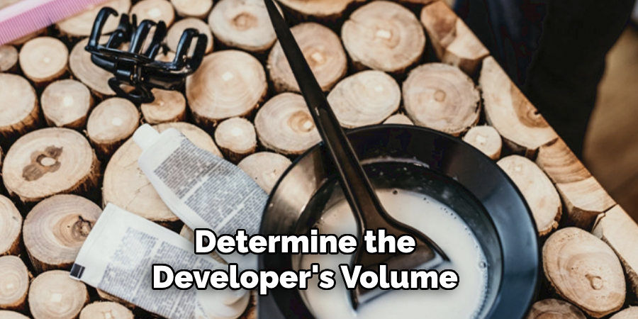 Determine the Developer's Volume