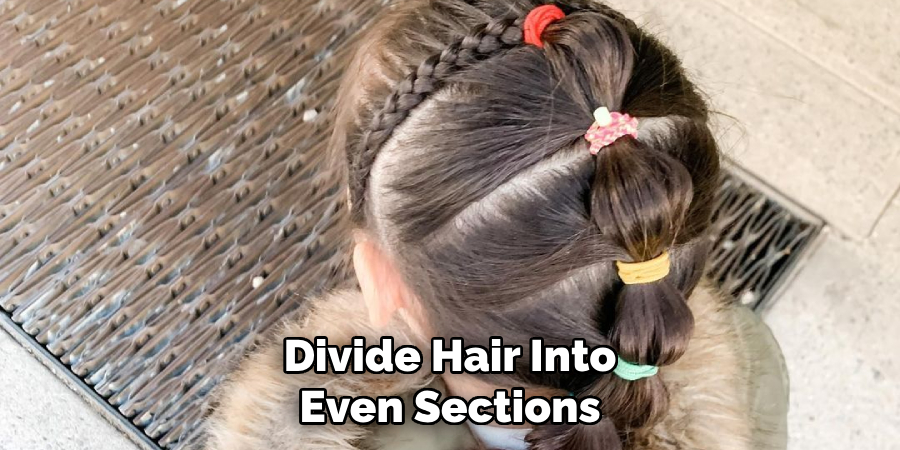 Divide Hair Into Even Sections