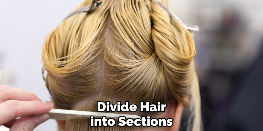 Divide Your Hair into Sections