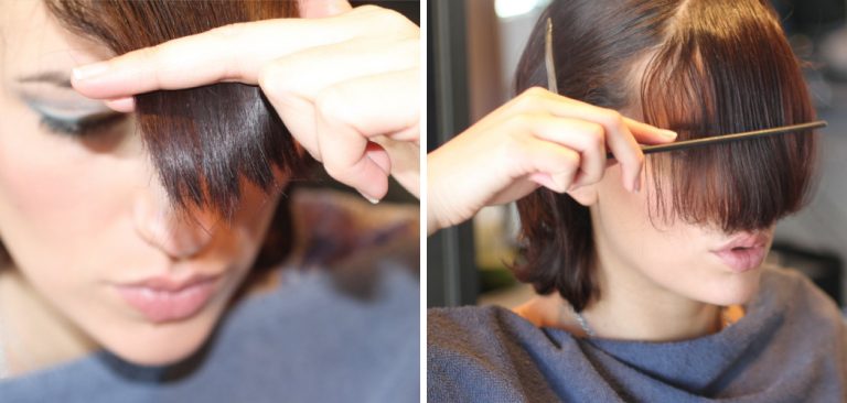 How to Cut Bangs With Cowlick