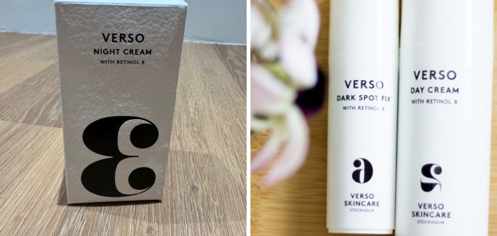 How to Use Verso Night Cream with Retinol