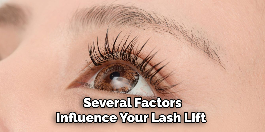 Several Factors Influence Your Lash Lift 