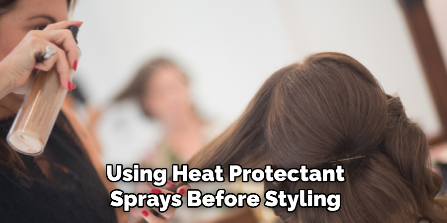 Using Heat Protectant Sprays Before Styling