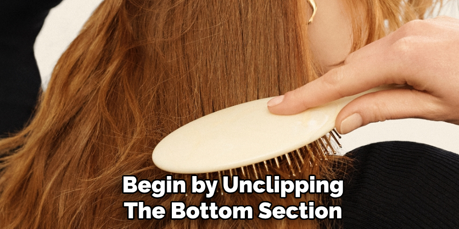 Begin by Unclipping
The Bottom Section