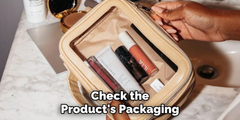 Check the
Product's Packaging