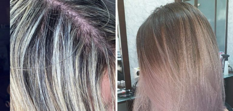 How to Get Purple Shampoo Out of Hair