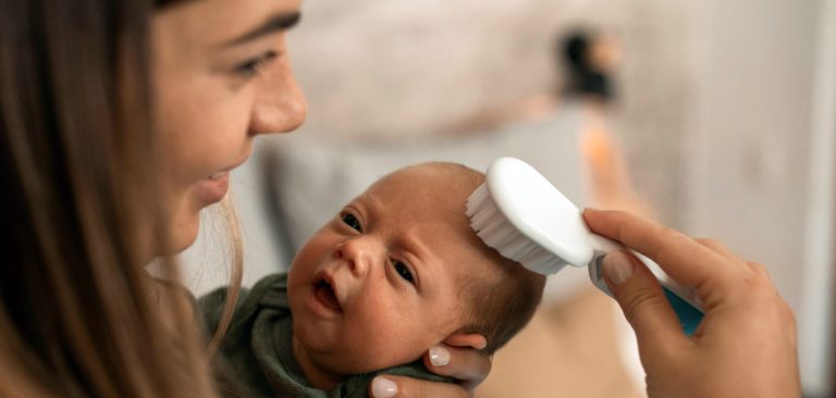 How to Style Newborn Hair