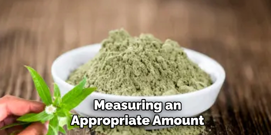 Measuring an
Appropriate Amount