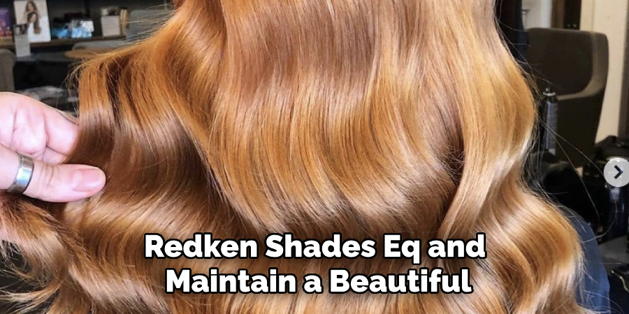 Redken Shades Eq and
Maintain a Beautiful
