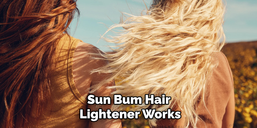 Sun Bum Hair
Lightener Works