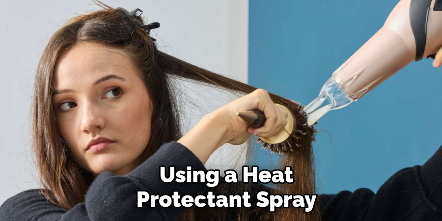 Using a Heat
Protectant Spray