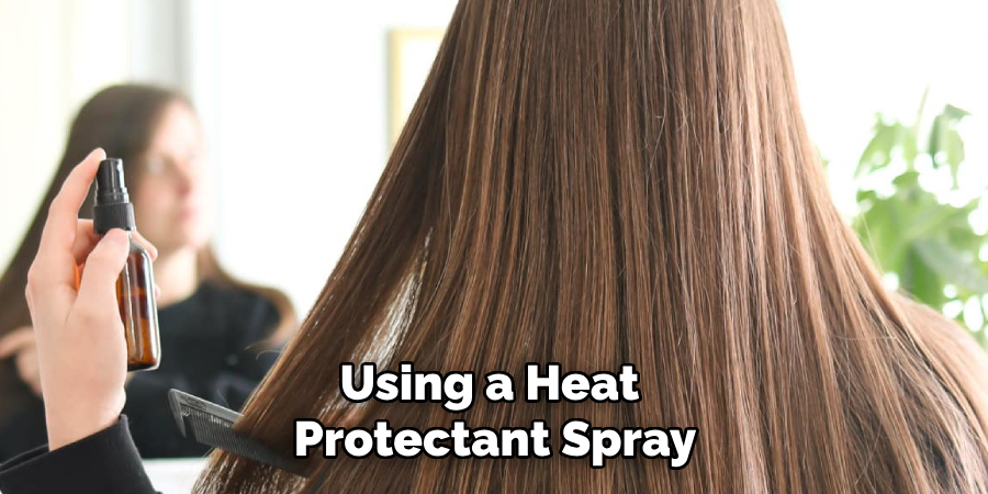 Using a Heat 
Protectant Spray