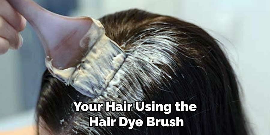 Your Hair Using the
Hair Dye Brush