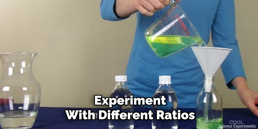 Experiment
With Different Ratios