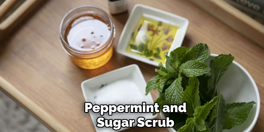 Peppermint and
Sugar Scrub