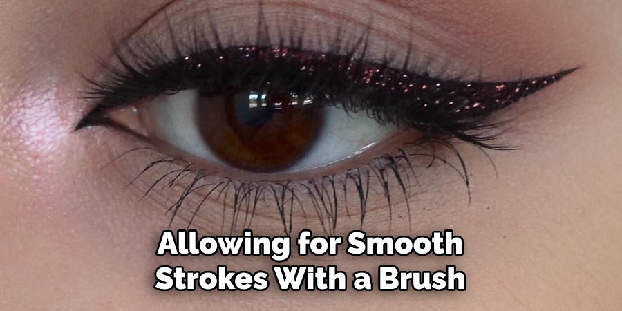 Allowing for Smooth
Strokes With a Brush